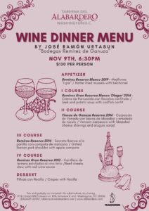 wine dinner, Washington DC, winery